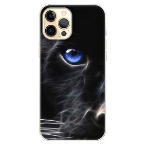 Odolné silikónové puzdro iSaprio - Black Puma - iPhone 12 Pro