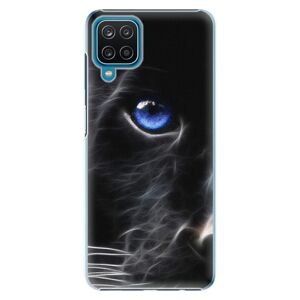 Plastové puzdro iSaprio - Black Puma - Samsung Galaxy A12