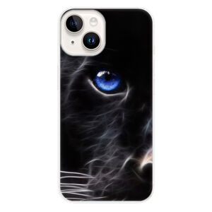 Odolné silikónové puzdro iSaprio - Black Puma - iPhone 15