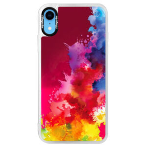 Neónové púzdro Pink iSaprio - Color Splash 01 - iPhone XR