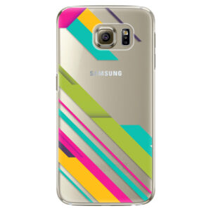 Plastové puzdro iSaprio - Color Stripes 03 - Samsung Galaxy S6