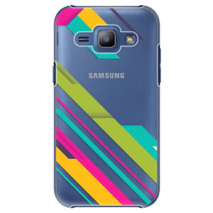 Plastové puzdro iSaprio - Color Stripes 03 - Samsung Galaxy J1