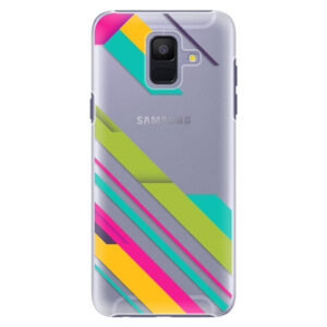Plastové puzdro iSaprio - Color Stripes 03 - Samsung Galaxy A6