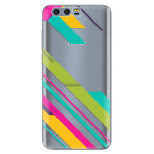 Silikónové puzdro iSaprio - Color Stripes 03 - Huawei Honor 9