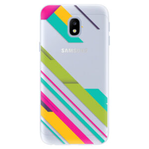 Silikónové puzdro iSaprio - Color Stripes 03 - Samsung Galaxy J3 2017