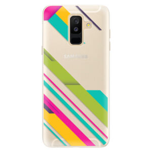 Silikónové puzdro iSaprio - Color Stripes 03 - Samsung Galaxy A6+