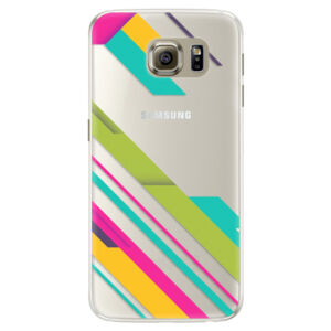 Silikónové puzdro iSaprio - Color Stripes 03 - Samsung Galaxy S6
