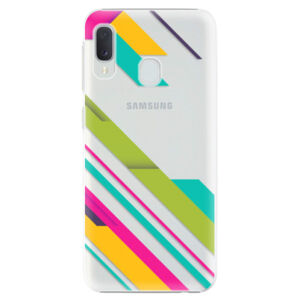 Plastové puzdro iSaprio - Color Stripes 03 - Samsung Galaxy A20e
