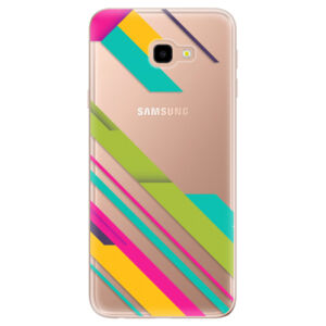 Odolné silikónové puzdro iSaprio - Color Stripes 03 - Samsung Galaxy J4+