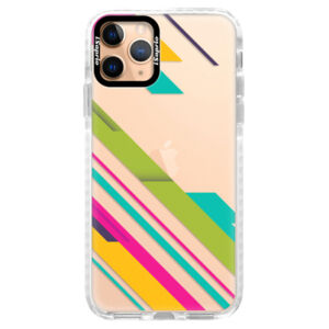 Silikónové puzdro Bumper iSaprio - Color Stripes 03 - iPhone 11 Pro