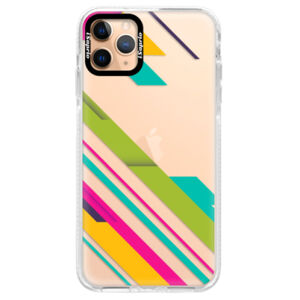 Silikónové puzdro Bumper iSaprio - Color Stripes 03 - iPhone 11 Pro Max