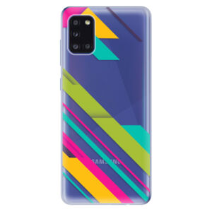 Odolné silikónové puzdro iSaprio - Color Stripes 03 - Samsung Galaxy A31
