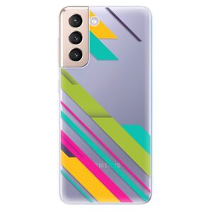 Odolné silikónové puzdro iSaprio - Color Stripes 03 - Samsung Galaxy S21