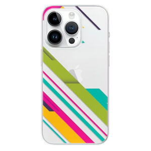 Odolné silikónové puzdro iSaprio - Color Stripes 03 - iPhone 15 Pro