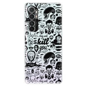Odolné silikónové puzdro iSaprio - Comics 01 - black - Xiaomi Mi Note 10 Lite