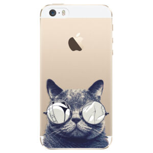Plastové puzdro iSaprio - Crazy Cat 01 - iPhone 5/5S/SE