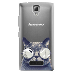 Plastové puzdro iSaprio - Crazy Cat 01 - Lenovo A2010