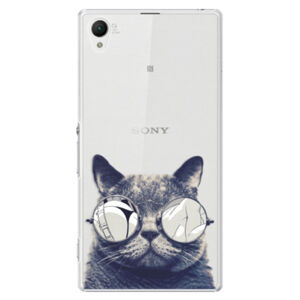 Plastové puzdro iSaprio - Crazy Cat 01 - Sony Xperia Z1
