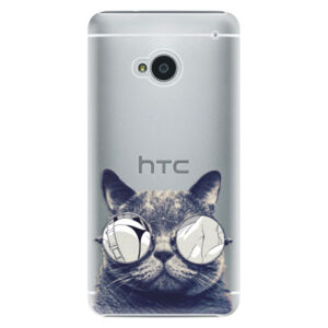 Plastové puzdro iSaprio - Crazy Cat 01 - HTC One M7