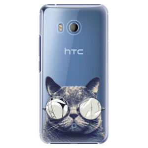 Plastové puzdro iSaprio - Crazy Cat 01 - HTC U11