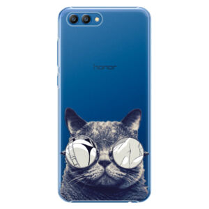 Plastové puzdro iSaprio - Crazy Cat 01 - Huawei Honor View 10
