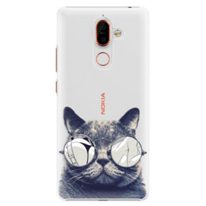 Plastové puzdro iSaprio - Crazy Cat 01 - Nokia 7 Plus