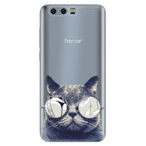 Silikónové puzdro iSaprio - Crazy Cat 01 - Huawei Honor 9