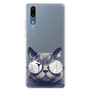 Silikónové puzdro iSaprio - Crazy Cat 01 - Huawei P20