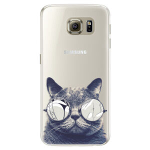 Silikónové puzdro iSaprio - Crazy Cat 01 - Samsung Galaxy S6