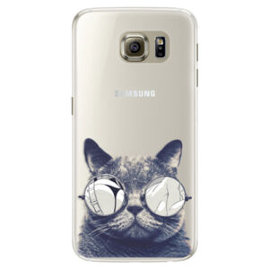 Silikónové puzdro iSaprio - Crazy Cat 01 - Samsung Galaxy S6 Edge