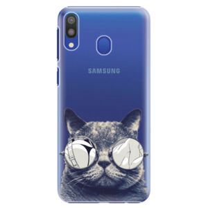 Plastové puzdro iSaprio - Crazy Cat 01 - Samsung Galaxy M20