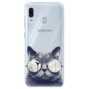 Plastové puzdro iSaprio - Crazy Cat 01 - Samsung Galaxy A30