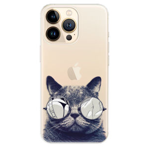 Odolné silikónové puzdro iSaprio - Crazy Cat 01 - iPhone 13 Pro