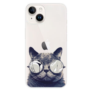 Odolné silikónové puzdro iSaprio - Crazy Cat 01 - iPhone 15