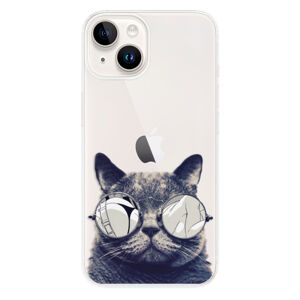 Odolné silikónové puzdro iSaprio - Crazy Cat 01 - iPhone 15 Plus