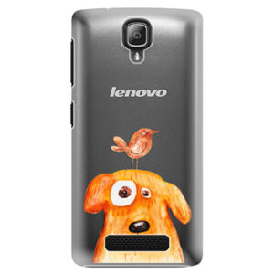 Plastové puzdro iSaprio - Dog And Bird - Lenovo A1000