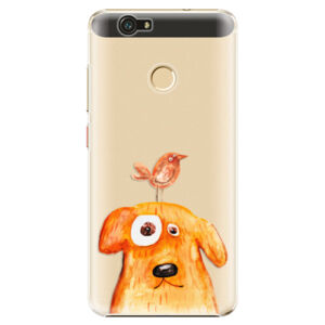 Plastové puzdro iSaprio - Dog And Bird - Huawei Nova