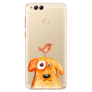 Plastové puzdro iSaprio - Dog And Bird - Huawei Honor 7X
