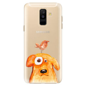 Plastové puzdro iSaprio - Dog And Bird - Samsung Galaxy A6+