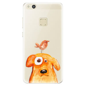 Silikónové puzdro iSaprio - Dog And Bird - Huawei P10 Lite