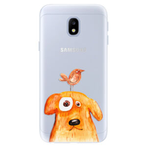 Silikónové puzdro iSaprio - Dog And Bird - Samsung Galaxy J3 2017