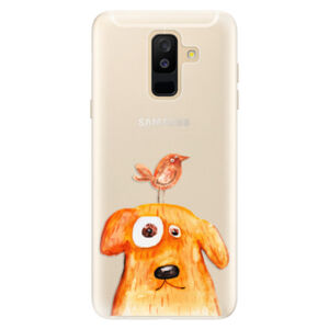 Silikónové puzdro iSaprio - Dog And Bird - Samsung Galaxy A6+