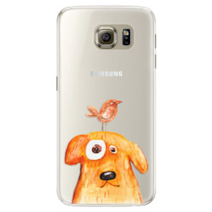 Silikónové puzdro iSaprio - Dog And Bird - Samsung Galaxy S6