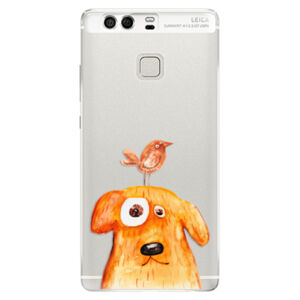 Silikónové puzdro iSaprio - Dog And Bird - Huawei P9
