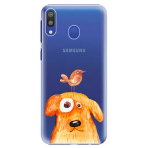 Plastové puzdro iSaprio - Dog And Bird - Samsung Galaxy M20