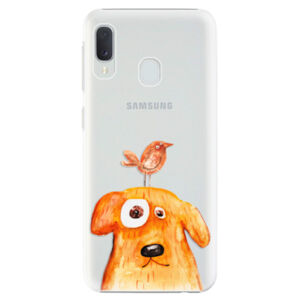 Plastové puzdro iSaprio - Dog And Bird - Samsung Galaxy A20e