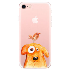 Odolné silikónové puzdro iSaprio - Dog And Bird - iPhone 7
