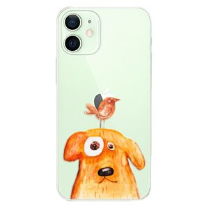 Plastové puzdro iSaprio - Dog And Bird - iPhone 12 mini