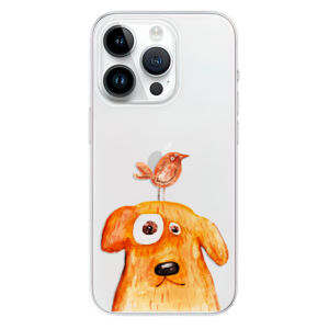 Odolné silikónové puzdro iSaprio - Dog And Bird - iPhone 15 Pro
