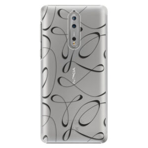 Plastové puzdro iSaprio - Fancy - black - Nokia 8